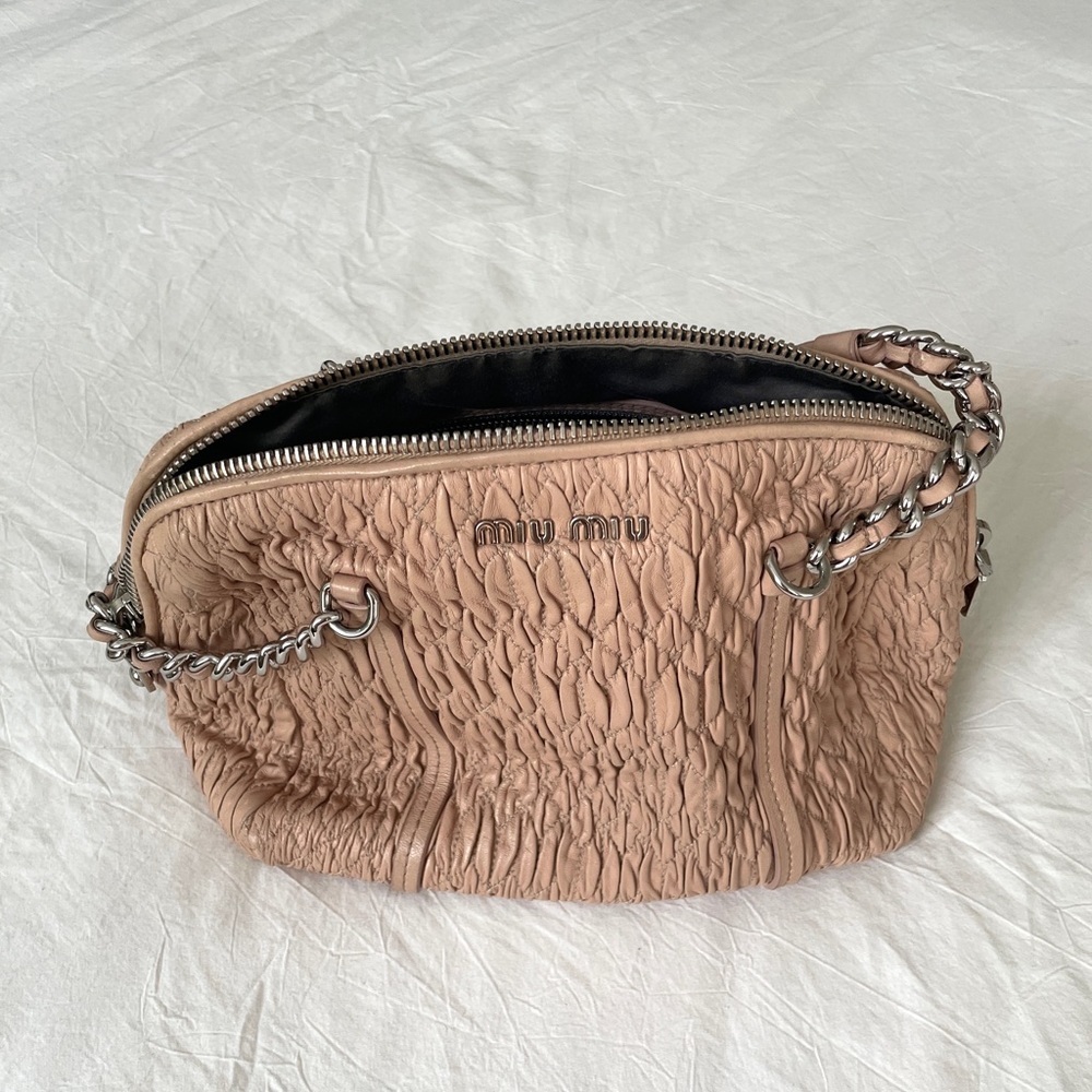 Authentic Quilted Miu Miu Chainlink Purse! - image 2